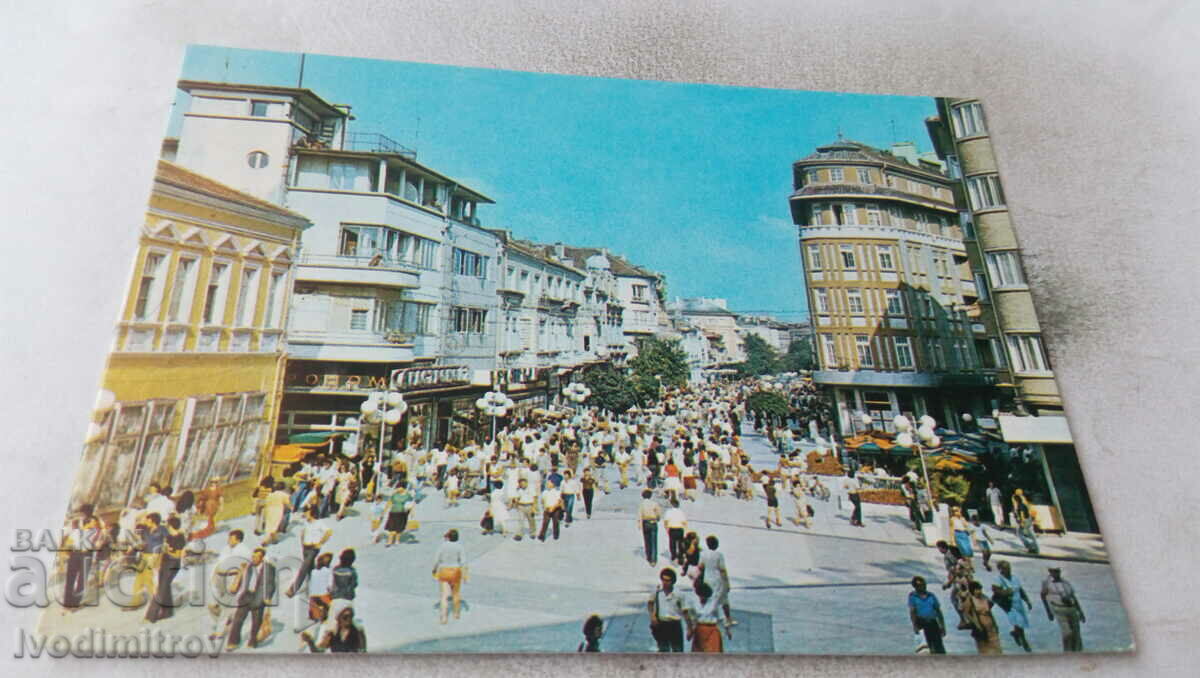 Пощенска картичка Варна 1989