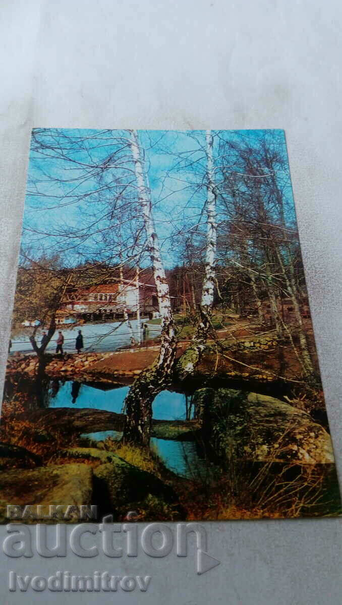 Пощенска картичка Витоша Местността Златните мостове 1980