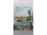 Пощенска картичка Смолян Смолянските езера 1963