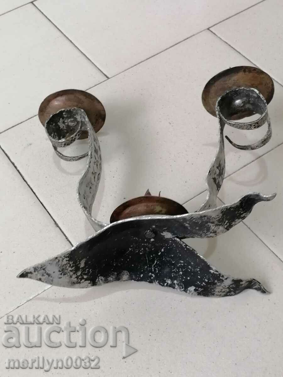 Livrarea Vechi forjate lumânare sfeșnic Livrarea Vechi forjate lumânare sfeșnic