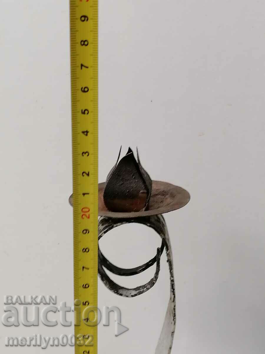 Vechi forjate lumânare sfeșnic - 5 Vechi forjate lumânare sfeșnic - 5