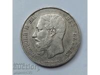 5 франка сребро Белгия 1870 - сребърна монета #99