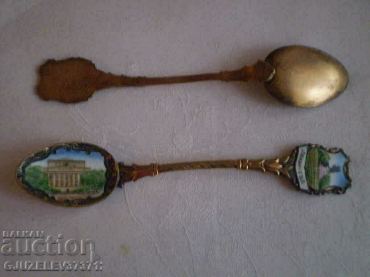 Delivery of Retro Two Enamel Leningrad Teaspoons
