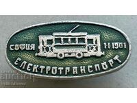 33623 Bulgaria sign Sofia Electric Transport 1901