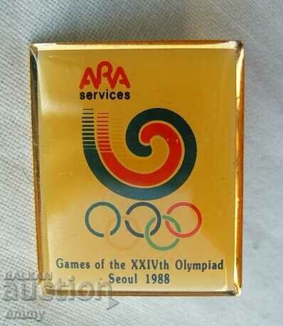 Olympiad Badge, Seoul 1988 Olympic Games