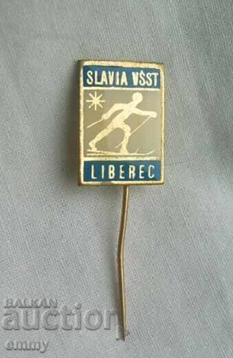 Значка ски спорт - Славия Либерец, Чехия Значка ски спорт - Славия Либерец, Чехия