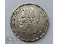 Ασημένιο 5 Φράγκα Βέλγιο 1873 - Ασημένιο νόμισμα #103