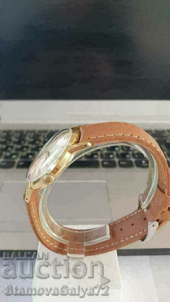 Ελβετικό ανδρικό επιχρυσωμένο ρολόι χειρός ETERNA - 5 Ελβετικό ανδρικό επιχρυσωμένο ρολόι χειρός ETERNA - 5