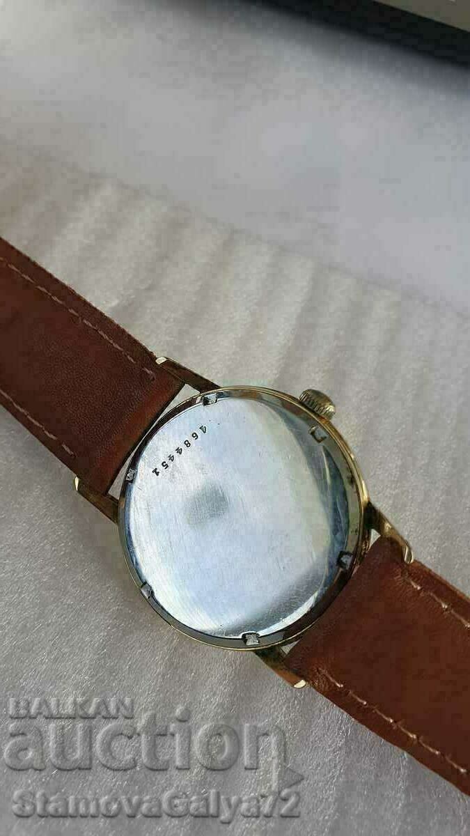 Ceas de mână elvețian ETERNA, placat cu aur, pentru bărbați - 6