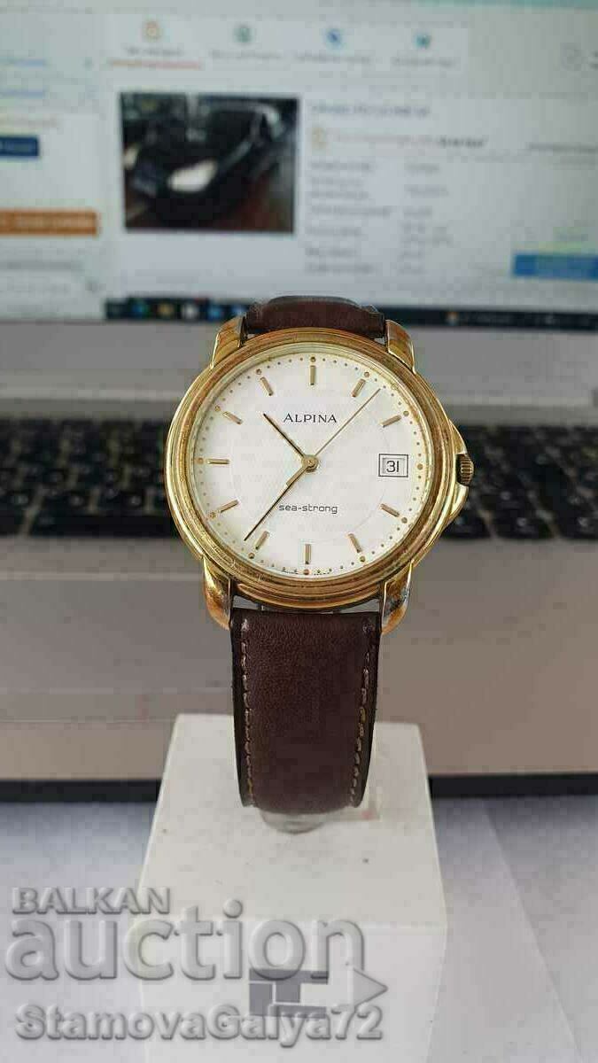Alpina Sea-Strong Swiss Men's Wrist Watch Alpina Sea-Strong Swiss Men's Wrist Watch