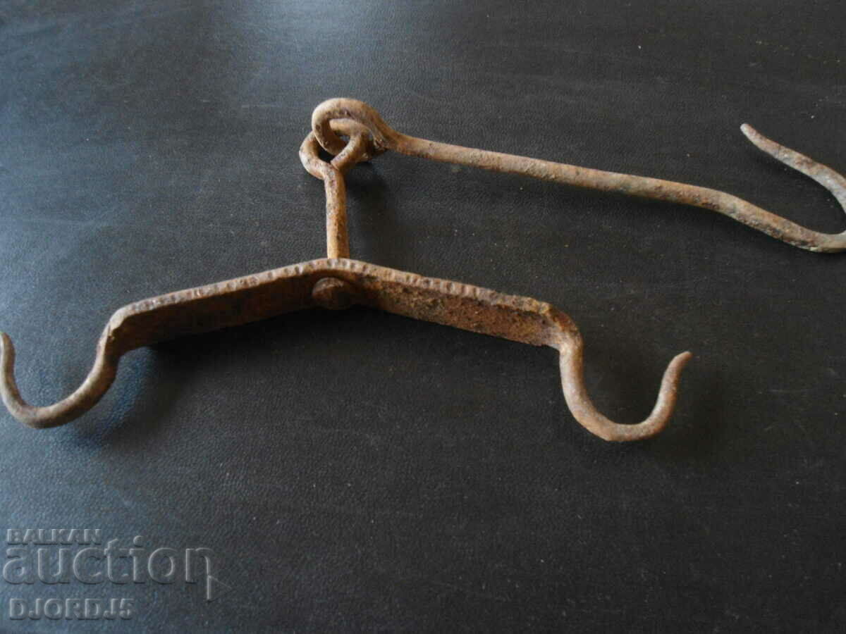 An old forged hook, a crown with price 10.00 BGN | € 5.11 An old forged hook, a crown with price 10.00 BGN | € 5.11