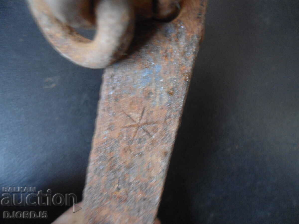 An old forged hook, a crown - 7 An old forged hook, a crown - 7