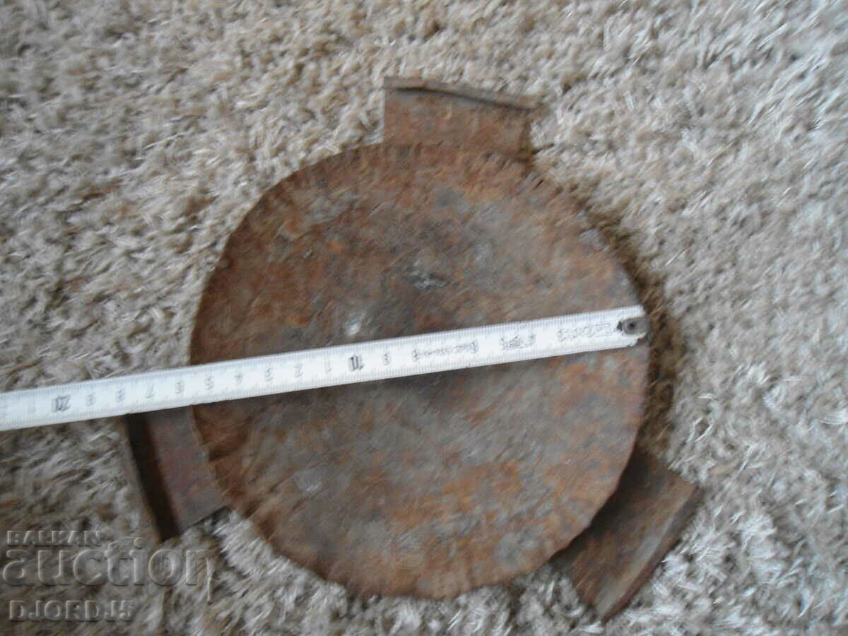 Delivery of An old forged candlestick