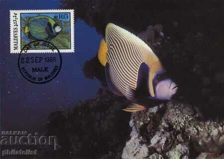 Delivery of Maldives 1986 - 4 cards Maximum - WWF Delivery of Maldives 1986 - 4 cards Maximum - WWF