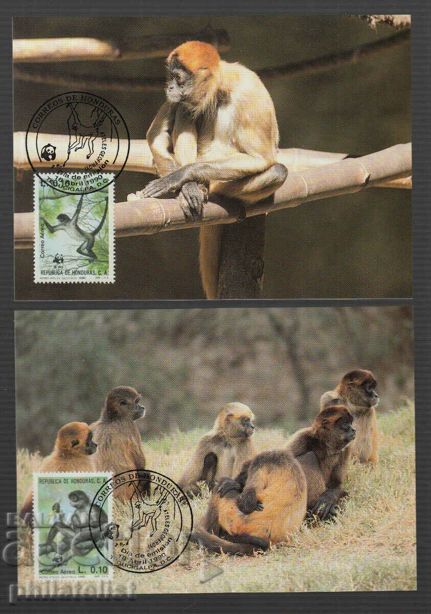 Honduras 1990 - 4 cards Maximum - WWF with price 4.05 BGN | € 2.07 Honduras 1990 - 4 cards Maximum - WWF with price 4.05 BGN | € 2.07
