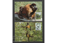 Honduras 1990 - Maxim 4 cărți - WWF