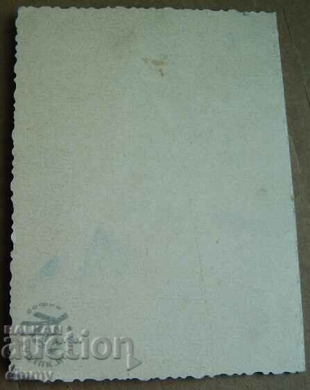 Delivery of Old Christmas card painted on fabric Delivery of Old Christmas card painted on fabric