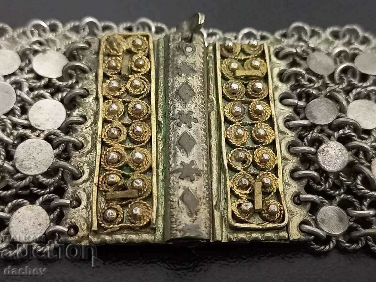 Auction Rare antique Renaissance silver bracelet 19th Century, costume Auction Rare antique Renaissance silver bracelet 19th Century, costume