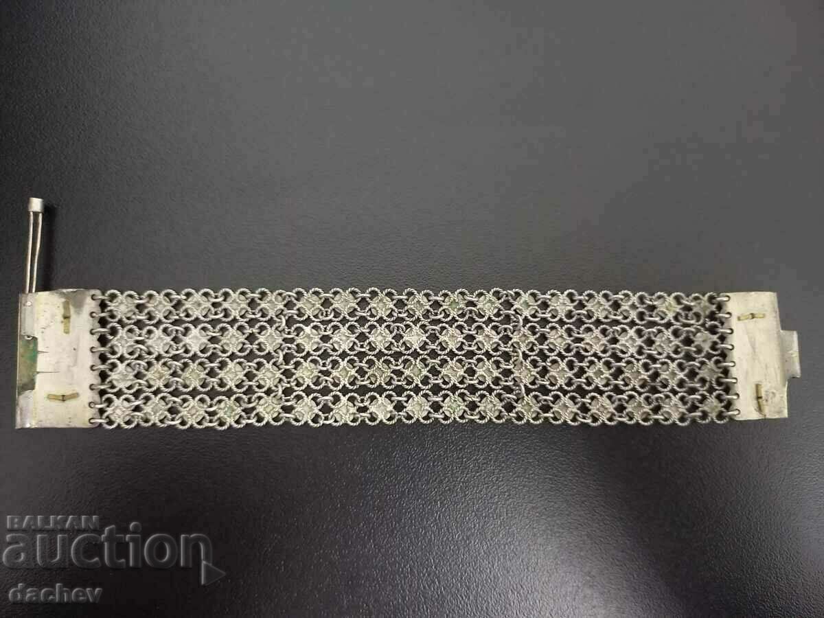 Rare antique Renaissance silver bracelet 19th Century, costume - 5 Rare antique Renaissance silver bracelet 19th Century, costume - 5