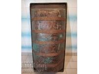 Old copper trough household vessel basin copper