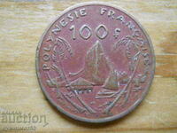 100 франка 1987 г  - Френска Полинезия