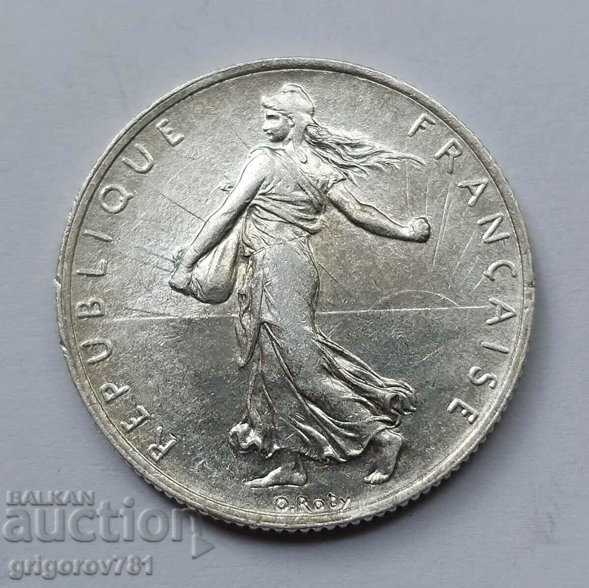 2 франка сребро Франция 1918 - сребърна монета #137 с цена € 11.76 | 23.00 лв.