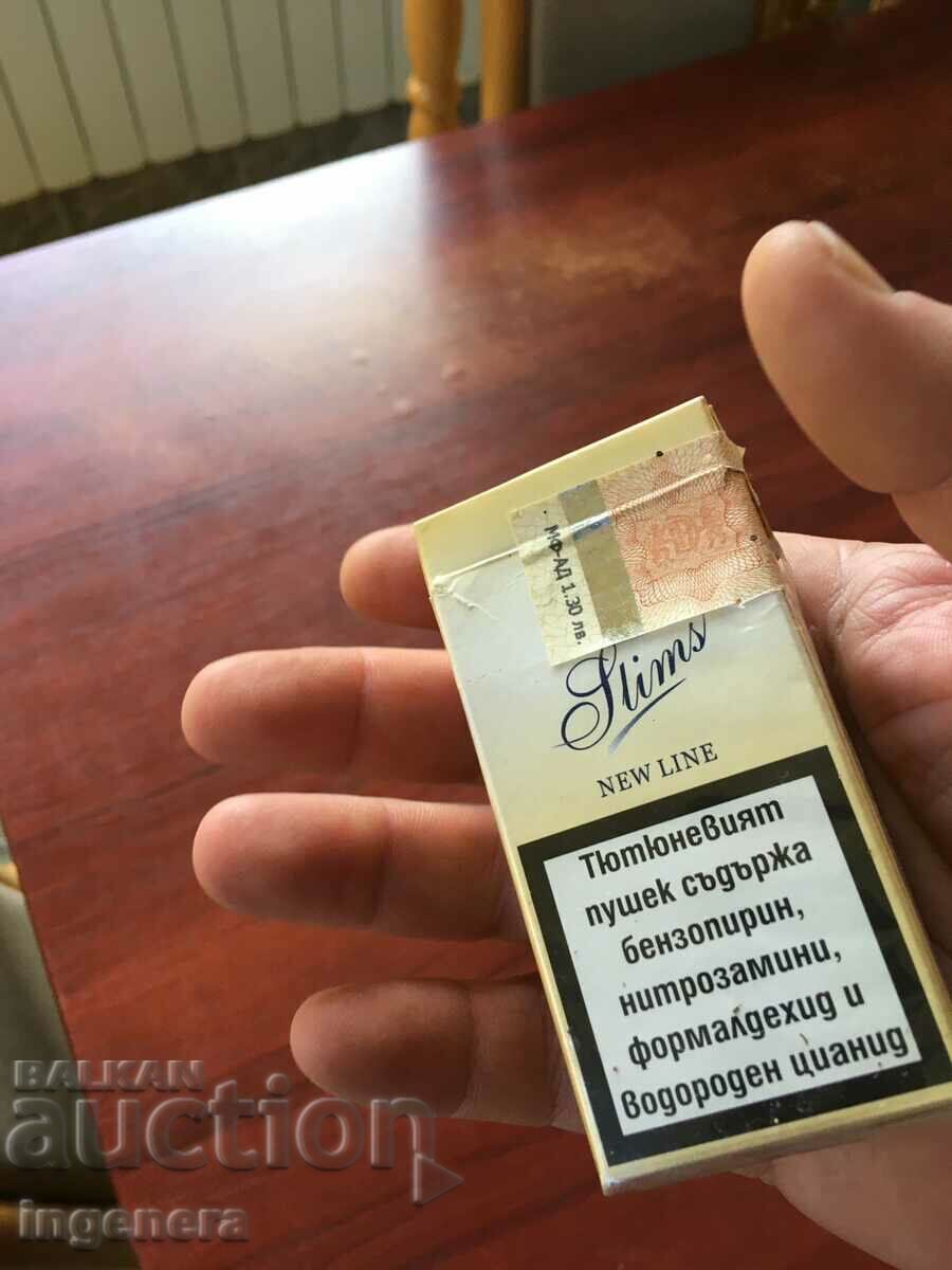 Auction  CIGARETTE SLIMS BOX PRINTED NOT FULL FOR COLLECTION