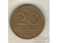 + RDG 20 pfennig 1979
