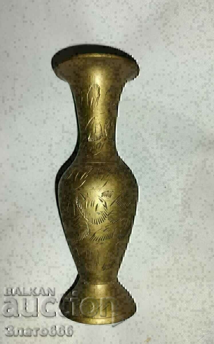 Old brass vase with price € 3.50 | 6.85 BGN