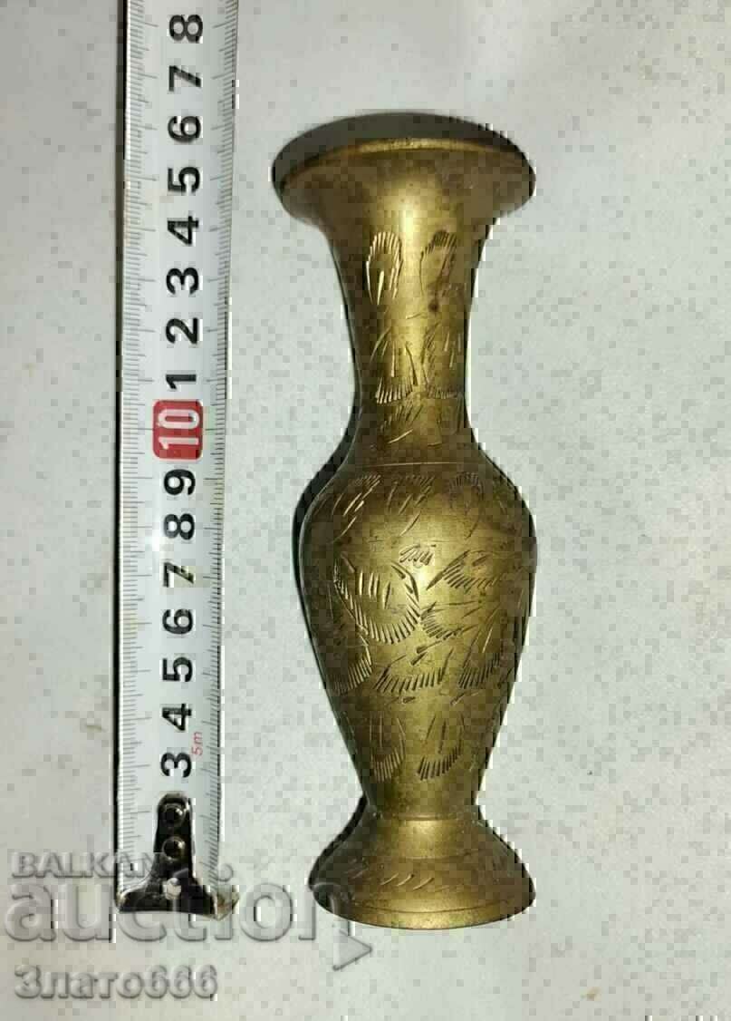 Auction Old brass vase Auction Old brass vase