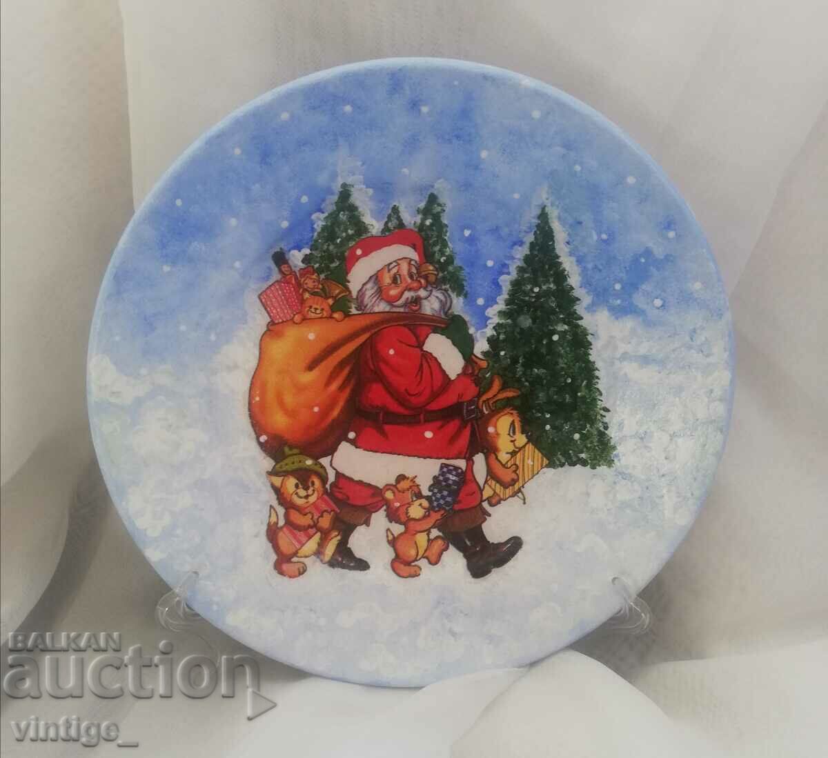 Decorative Christmas plate