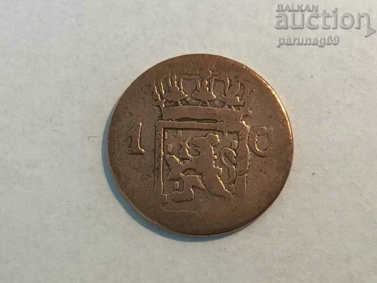 Нидерландска Източна Индия 1 цент 1838 година (ОR)