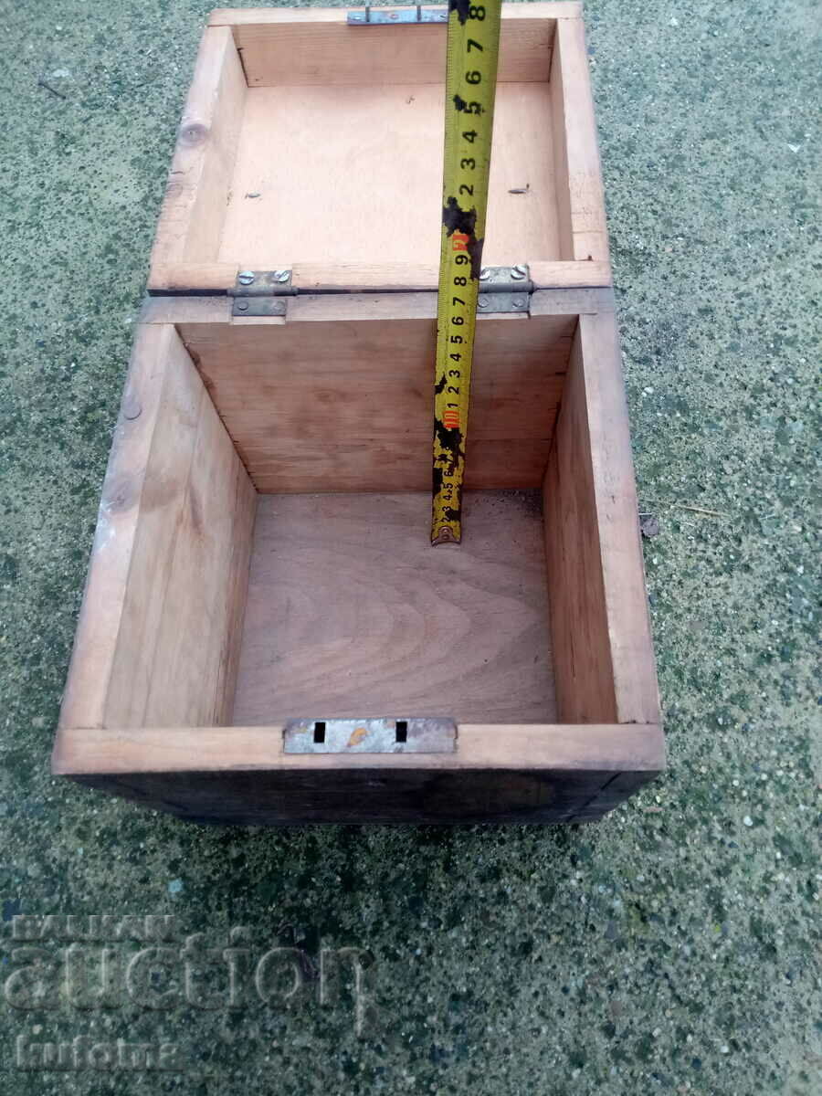 Delivery of Old parcel box from royal times Delivery of Old parcel box from royal times