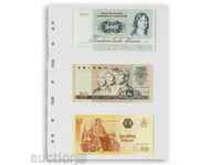Banknote sheets for albums from the Grande system transparent C3