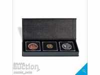 кутия за съхранение на  3 монети в капсули QUADRUM AIRBOX
