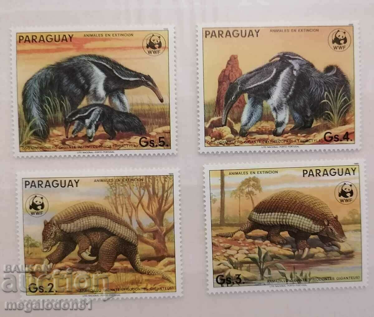 Παραγουάη - WWF, μεγάλος μυρμηγκοφάγος και γιγάντιος αρμαδίλος