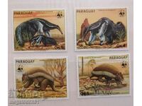 Paraguay - WWF, large anteater and giant armadillo