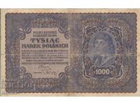 1000 marks 1919, Poland