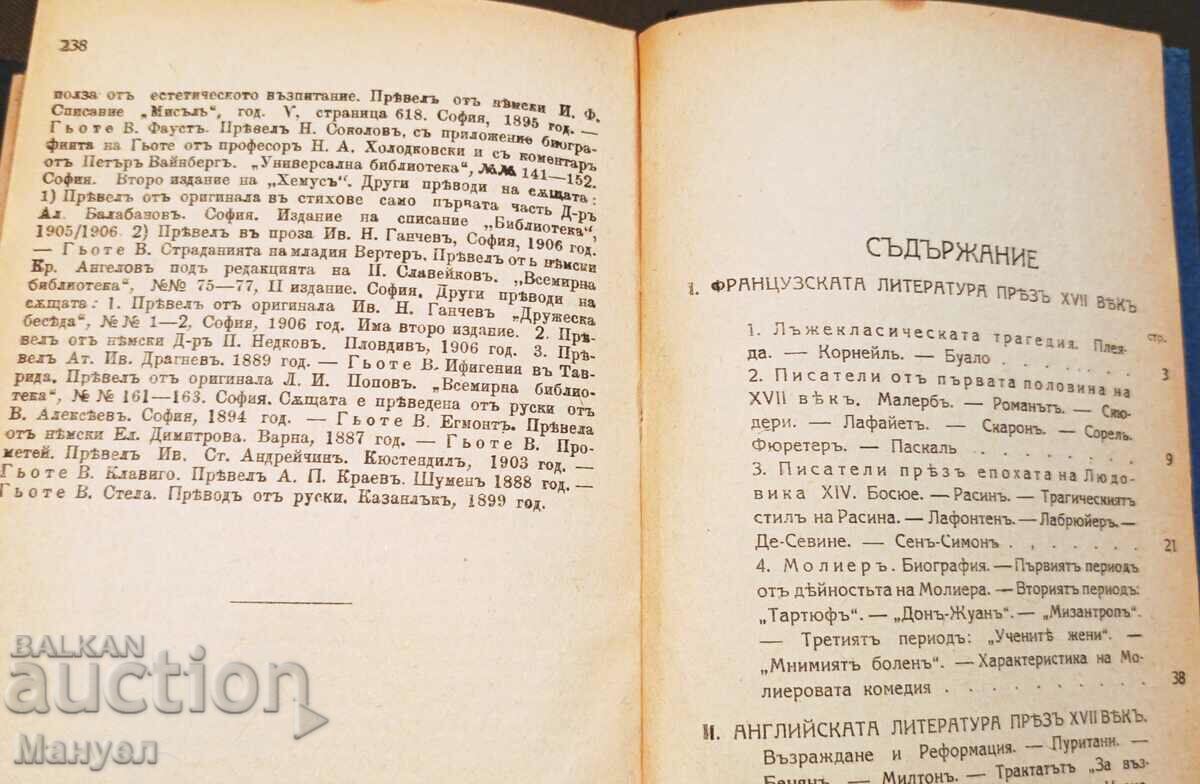 Old book" Course in the history of western European literature 1 and 2 volumes - 6