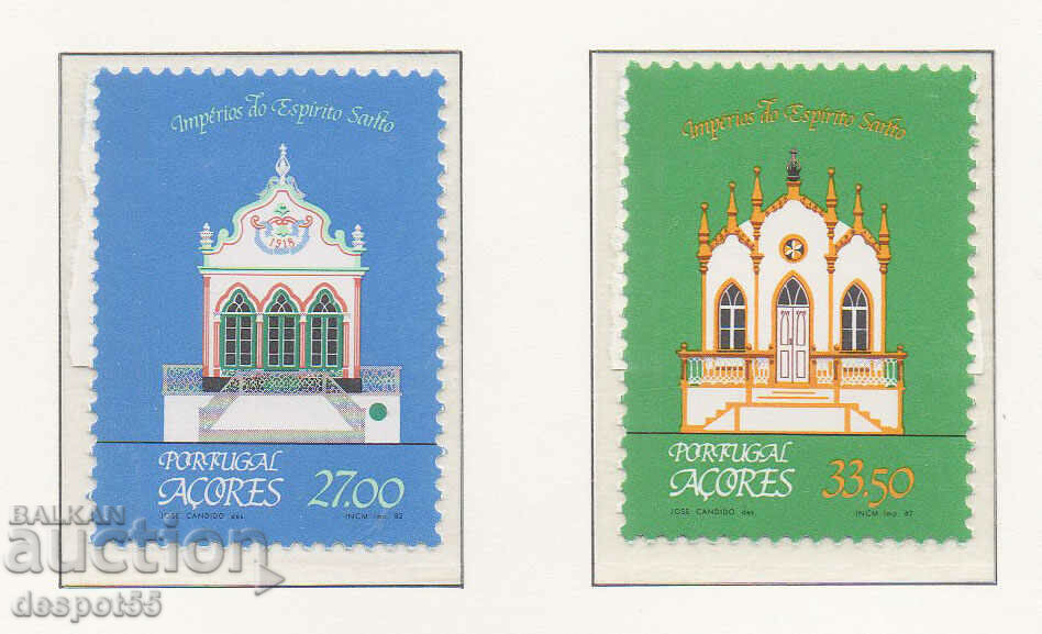 1982. Azore. Arhitectură regională – capele.