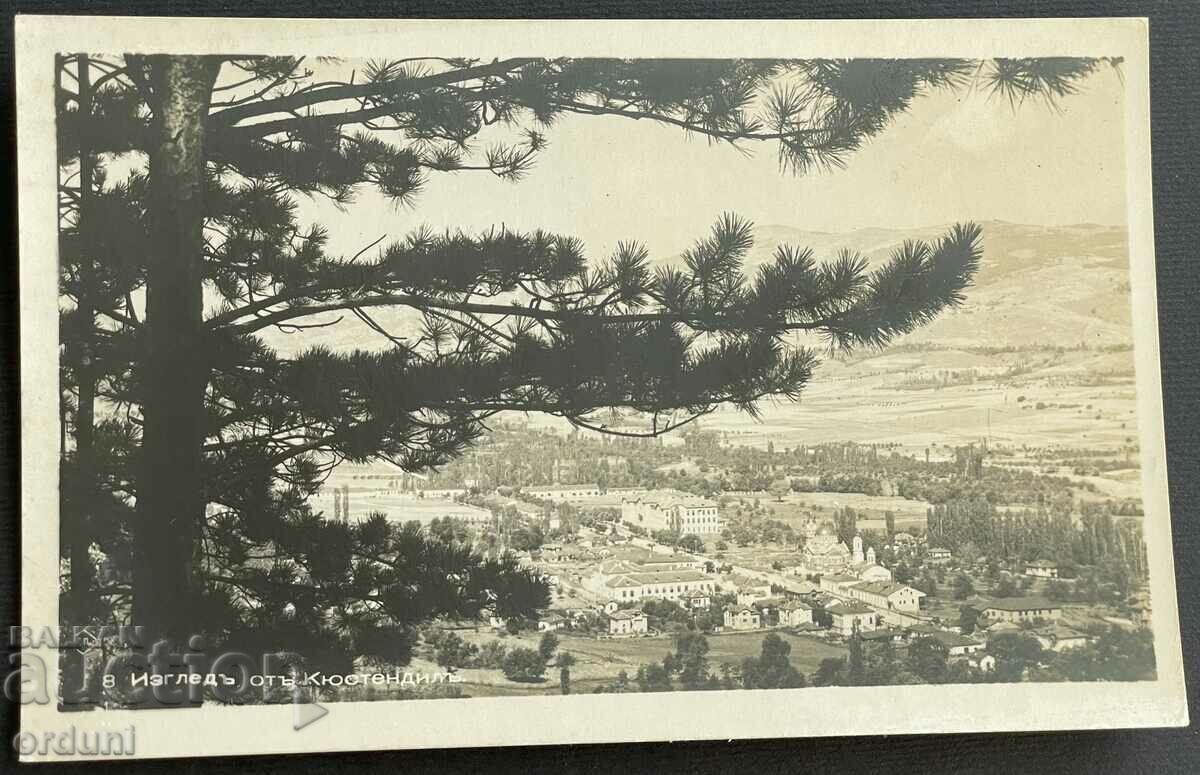 3094 Regatul Bulgariei Kyustendil vedere la oraș 1943