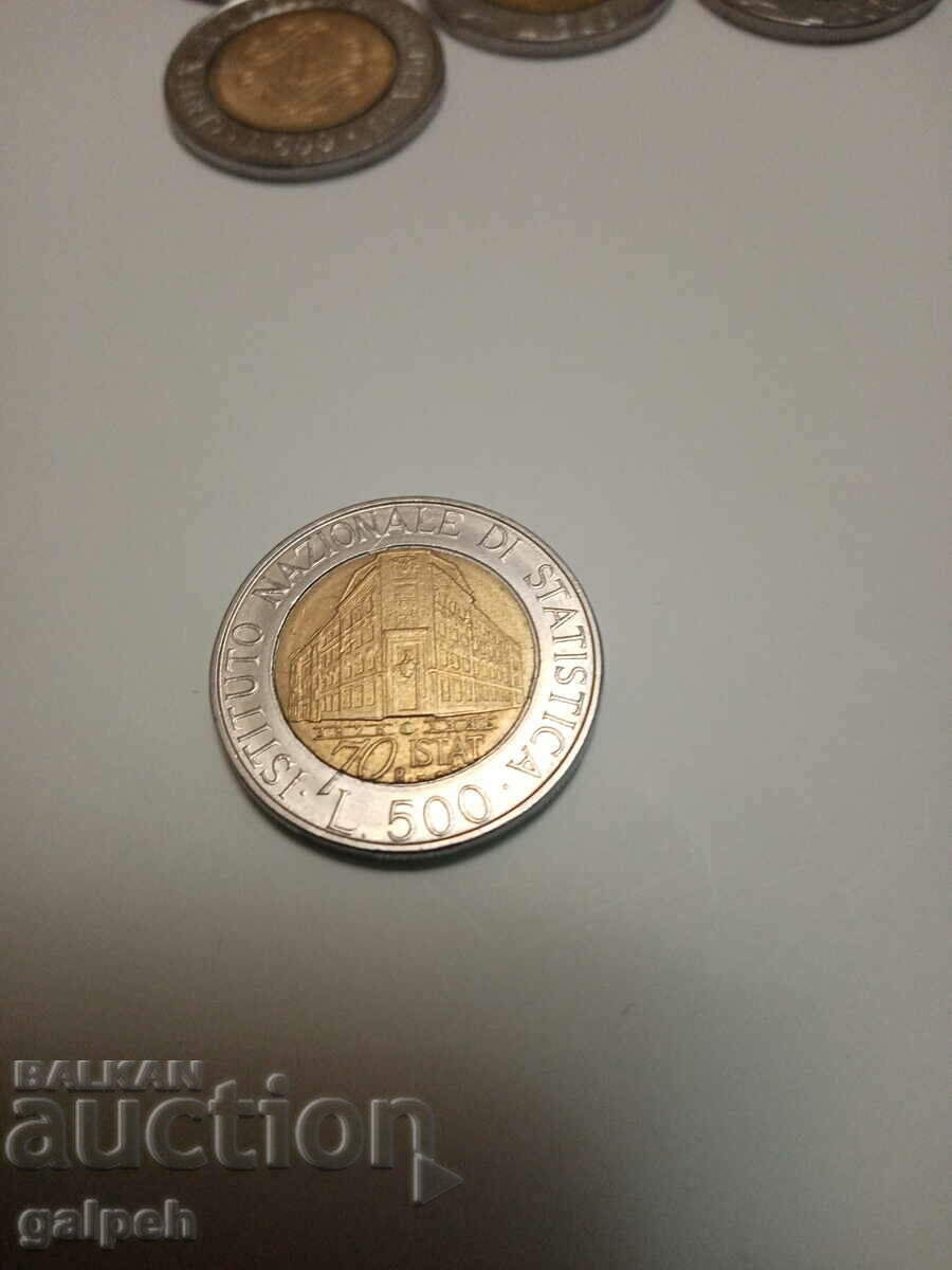 Delivery of New Year discounts ITALY - LOT 500 LIRI - 5 pcs. - BGN 10