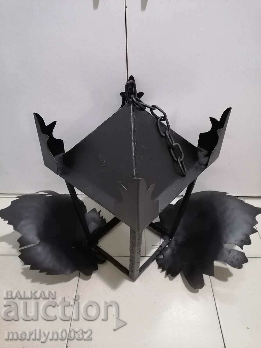 Old electric lantern lamp shade chandelier NRB with price 132.00 BGN | € 67.49 Old electric lantern lamp shade chandelier NRB with price 132.00 BGN | € 67.49