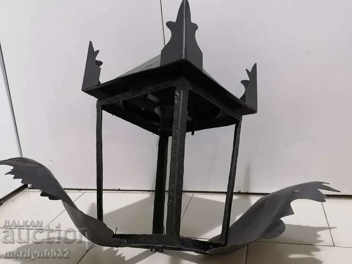 Delivery of Old electric lantern lamp shade chandelier NRB Delivery of Old electric lantern lamp shade chandelier NRB