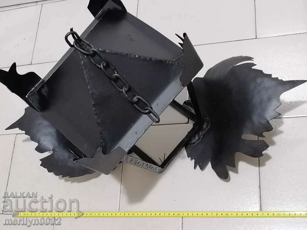 Old electric lantern lamp shade chandelier NRB - 6 Old electric lantern lamp shade chandelier NRB - 6