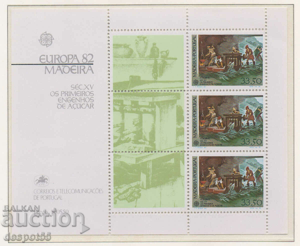 1982. Madeira. EUROPE - Historical events. Block.