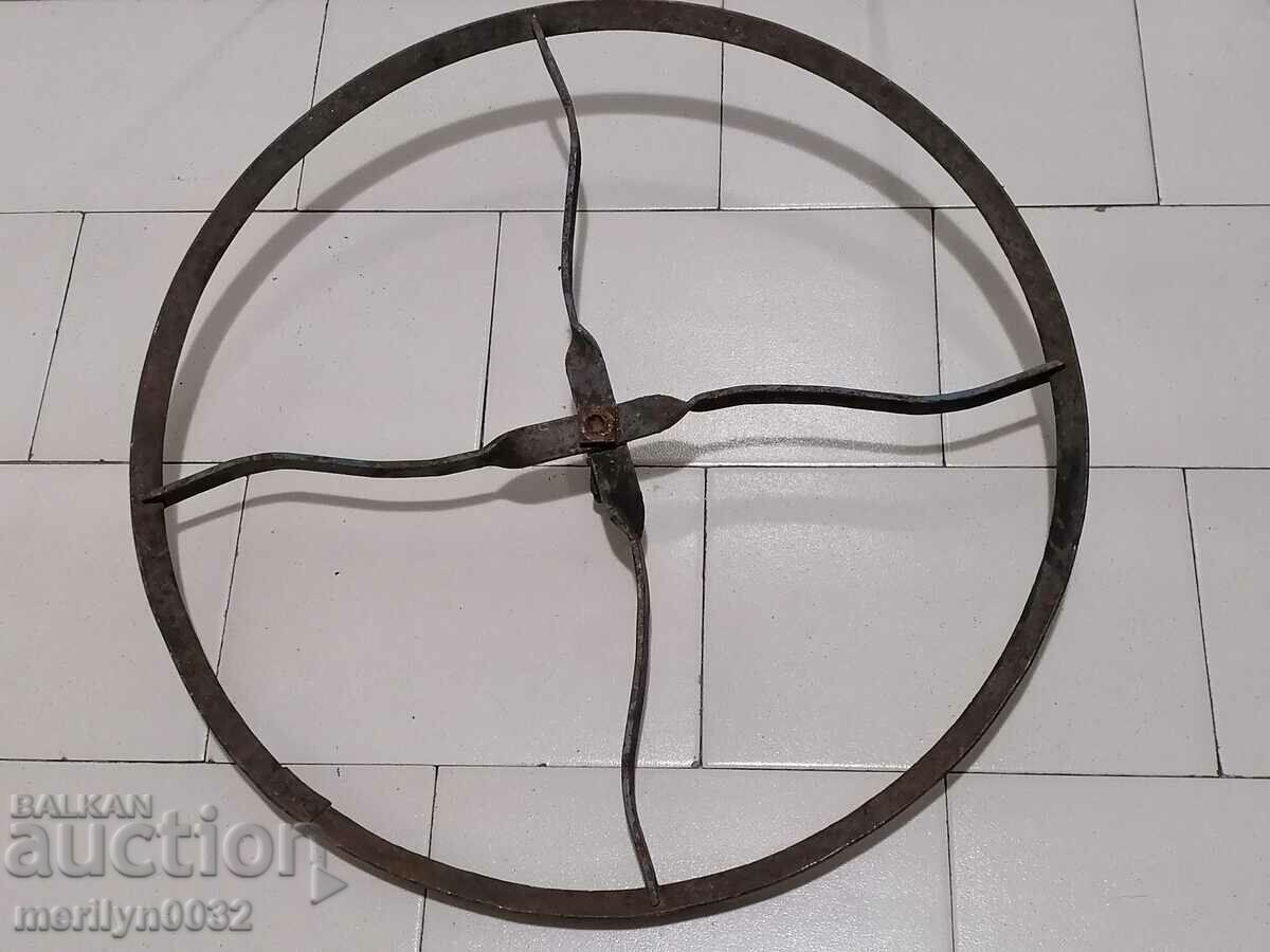 Wrought wheel from mechanism chakrak machine wrought iron with price 49.00 BGN | € 25.05 Wrought wheel from mechanism chakrak machine wrought iron with price 49.00 BGN | € 25.05