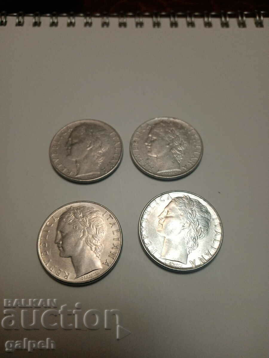 New Year discounts ITALY - LOT LIRI - 6 pcs. - BGN 6 - 7 New Year discounts ITALY - LOT LIRI - 6 pcs. - BGN 6 - 7