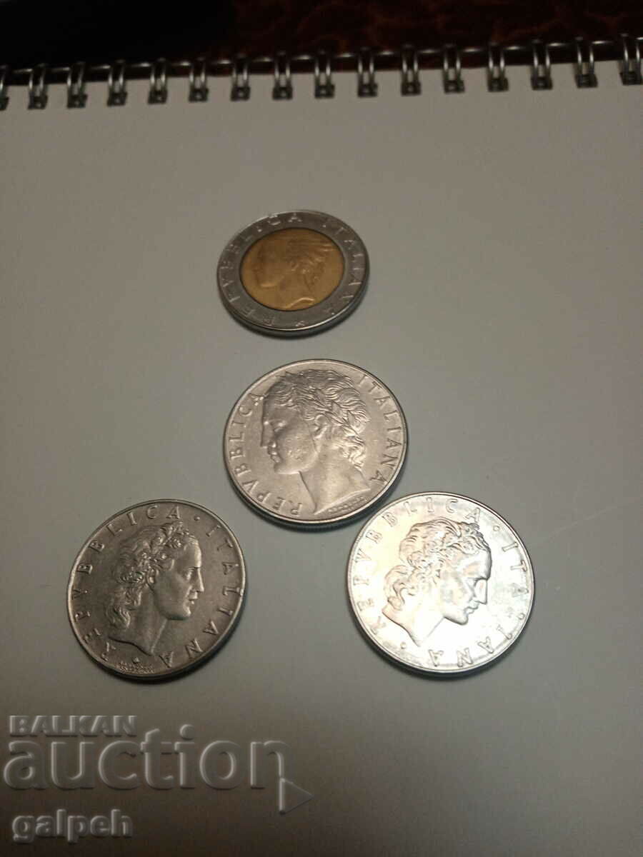 New Year discounts ITALY - LOT LIRI - 4 pcs. - BGN 4 - 5 New Year discounts ITALY - LOT LIRI - 4 pcs. - BGN 4 - 5