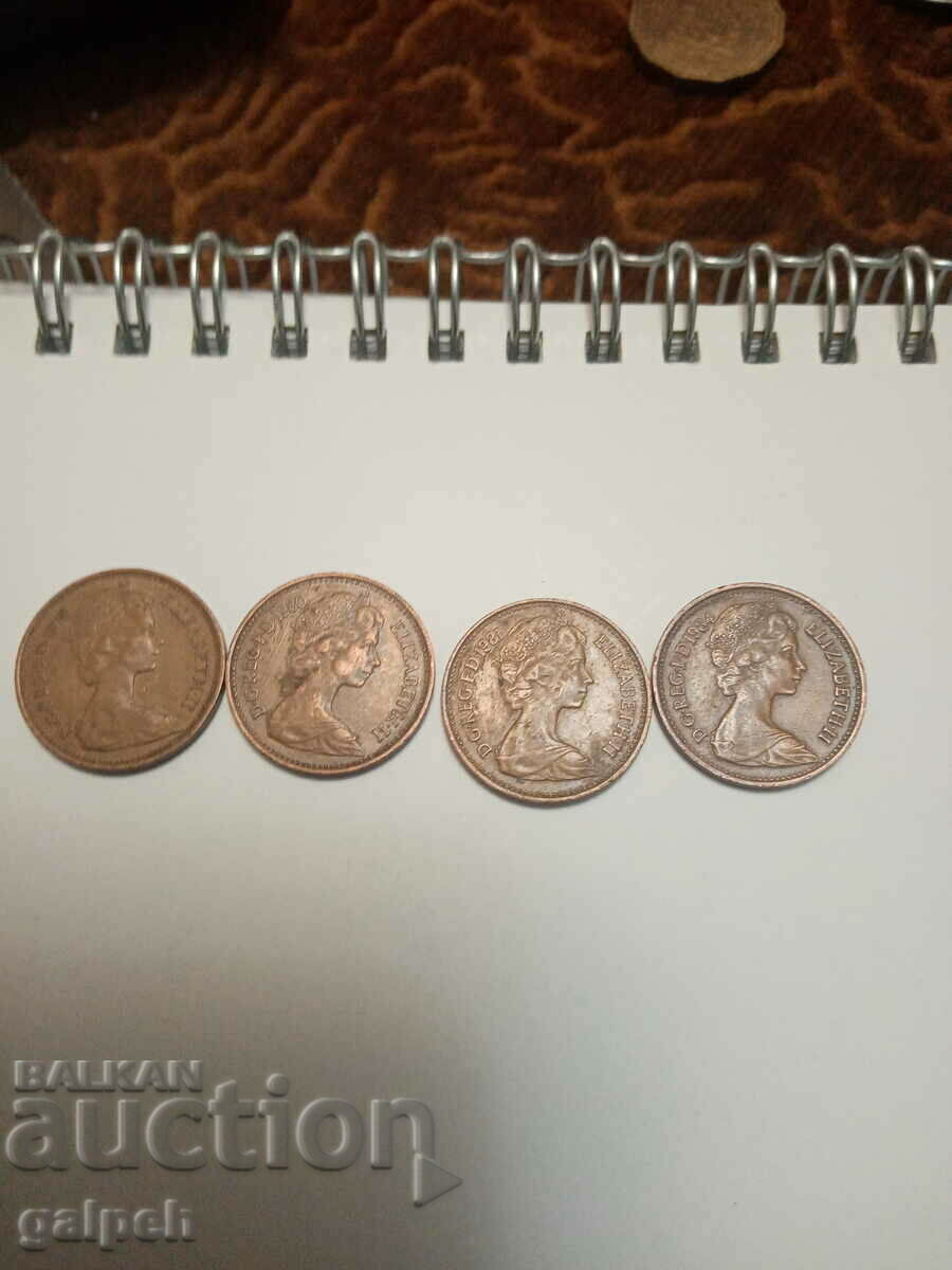 New Year discounts ENGLAND - LOT 1 PENNY - 11 pcs. - BGN 6 with price 6.00 BGN | € 3.07